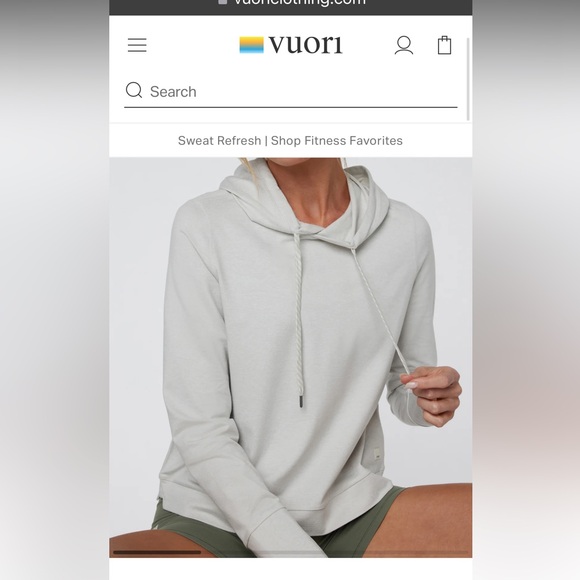Vuori lightweight hoodie (another listing has matching pants) - Picture 2 of 7